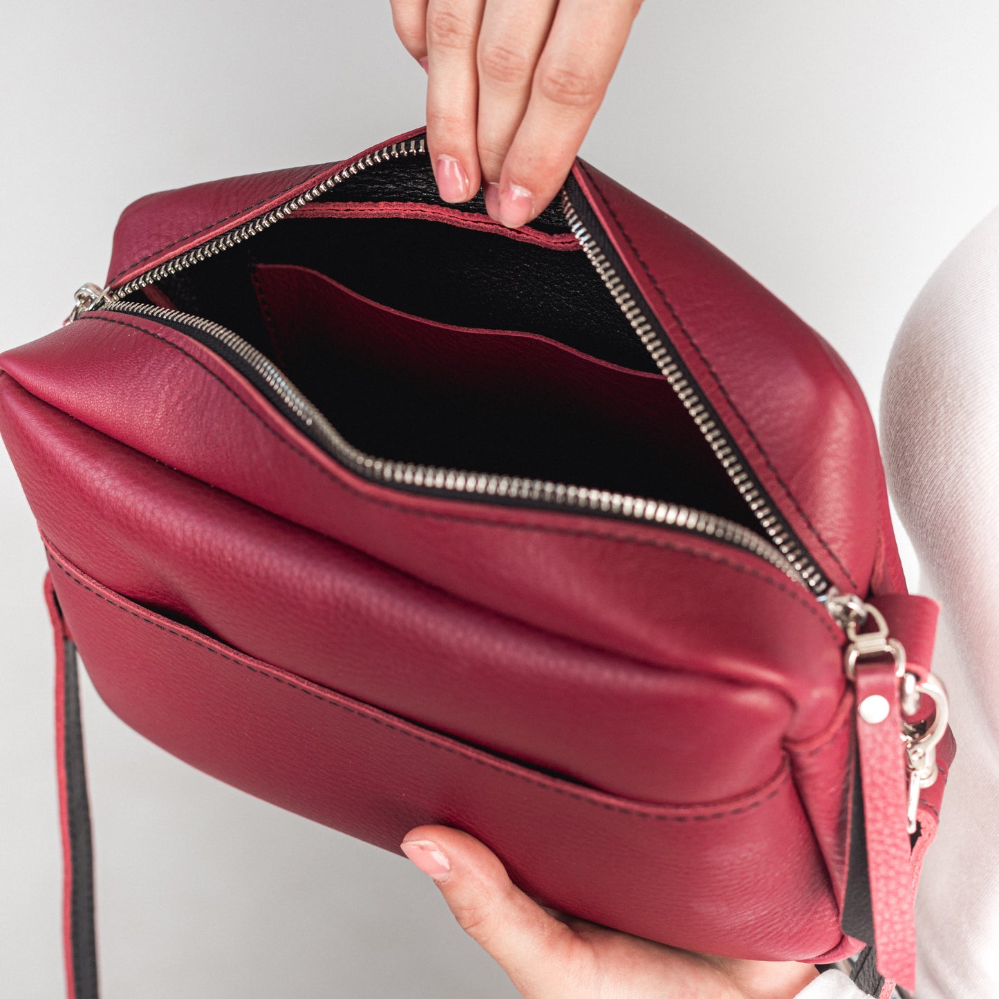 TOASTER BAG - Marsala/Black