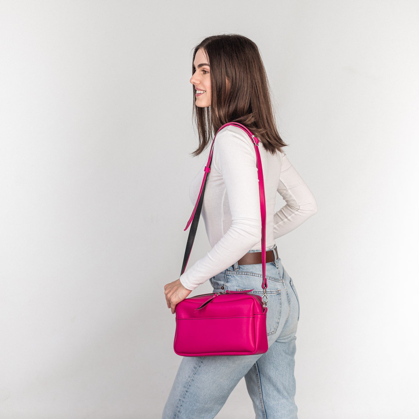 TOASTER BAG - Fuchsia / Black