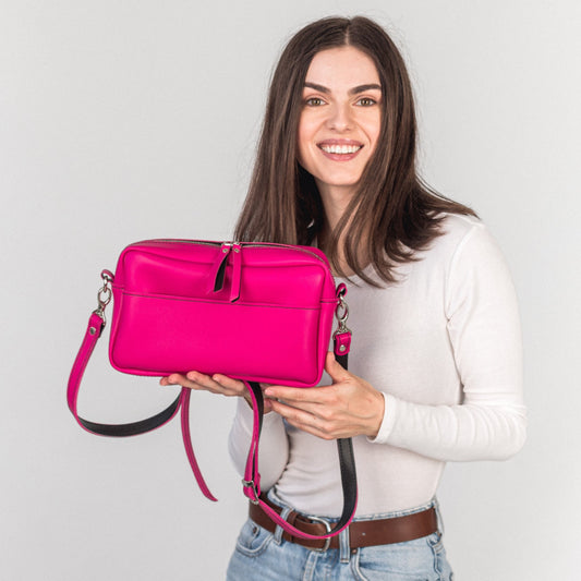 TOASTER BAG - Fuchsia / Black