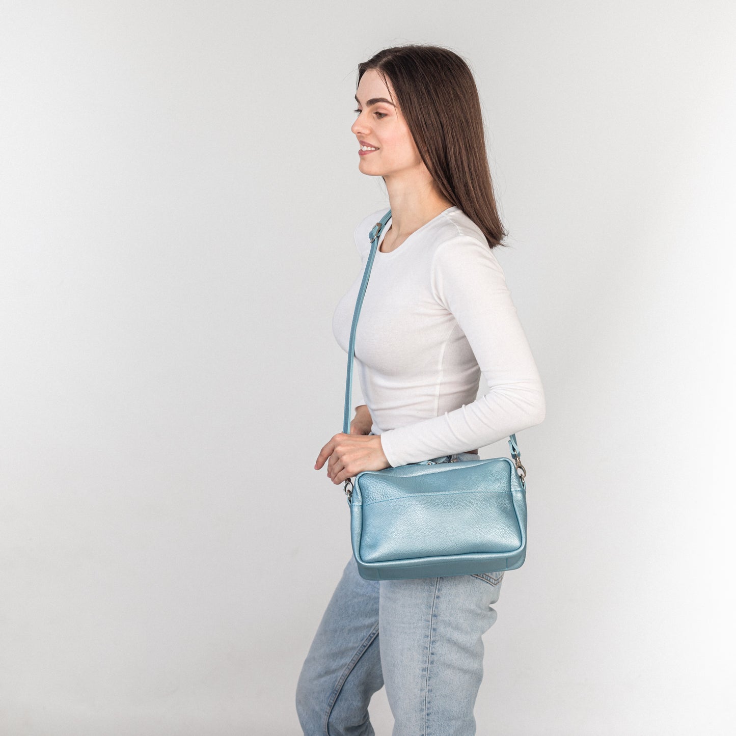 TOASTE BAG - Metallic Light Blue