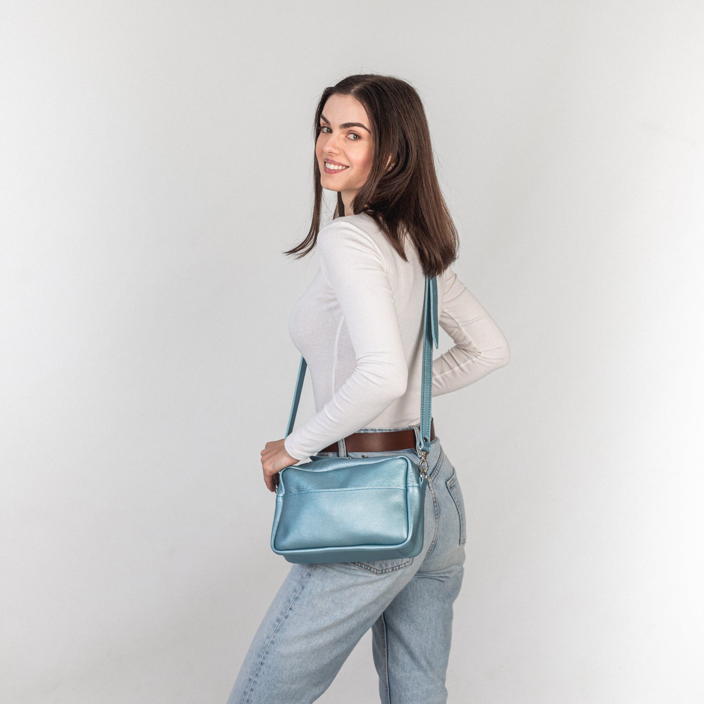 TOASTE BAG - Metallic Light Blue