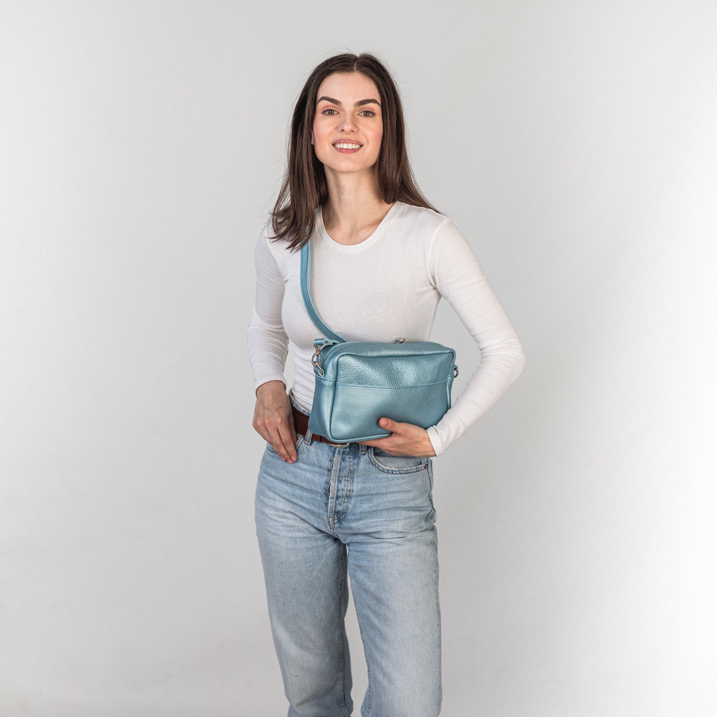 TOASTE BAG - Metallic Light Blue