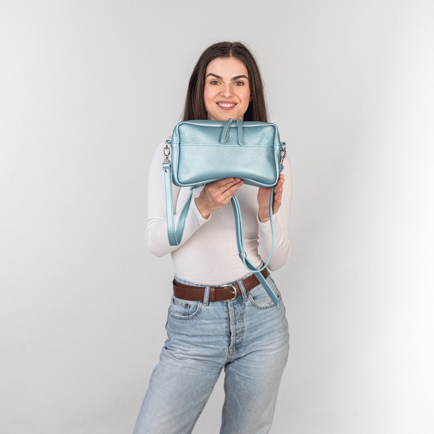 TOASTE BAG - Metallic Light Blue