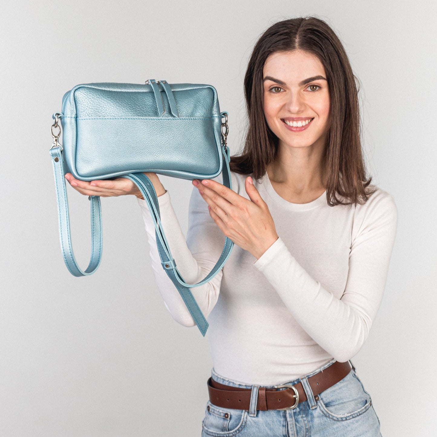 TOASTE BAG - Metallic Light Blue