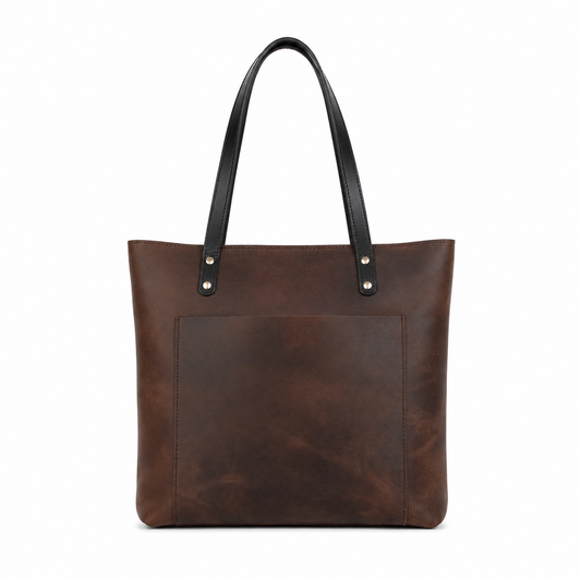 DARK BROWN TOTE BAG