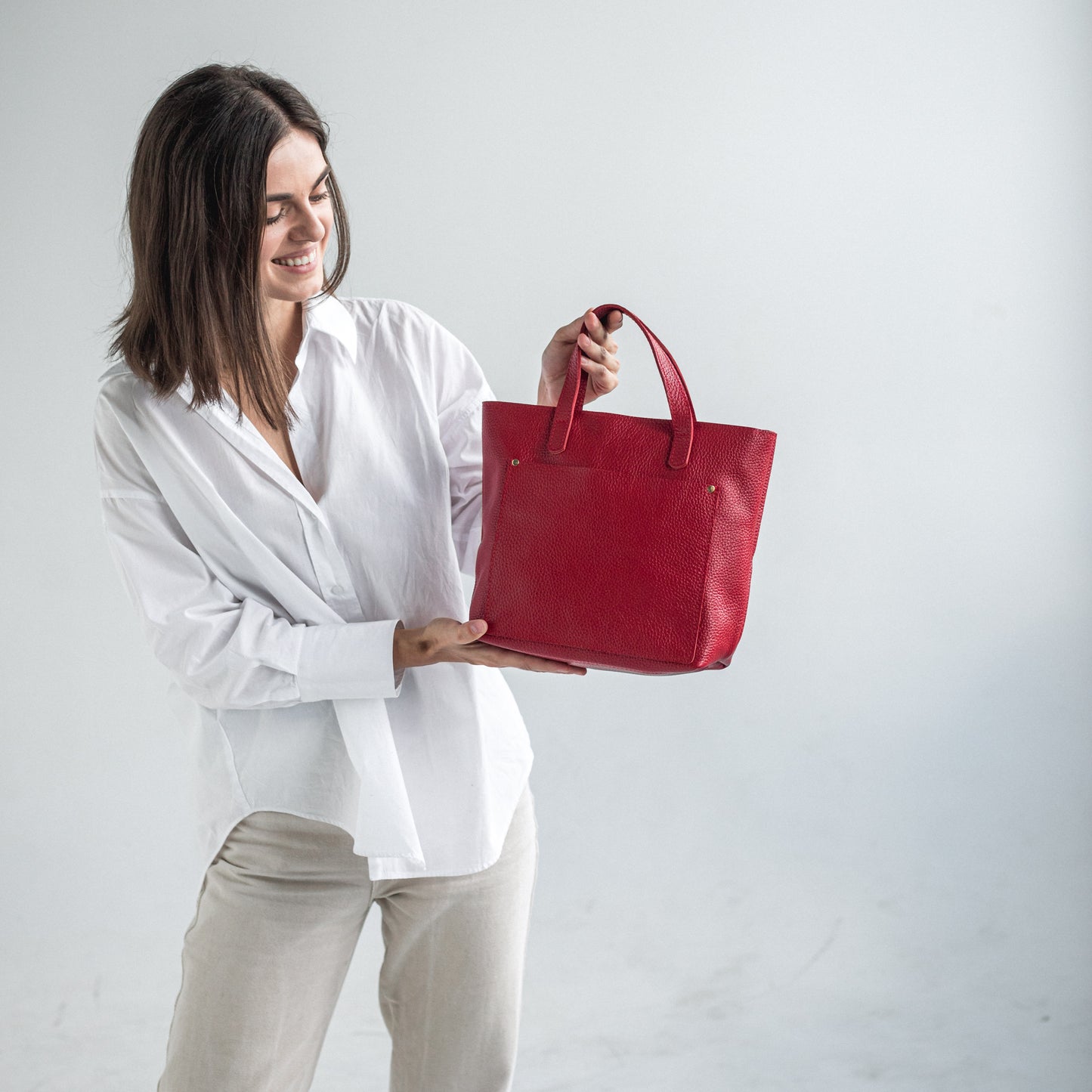 Red women mini bag 